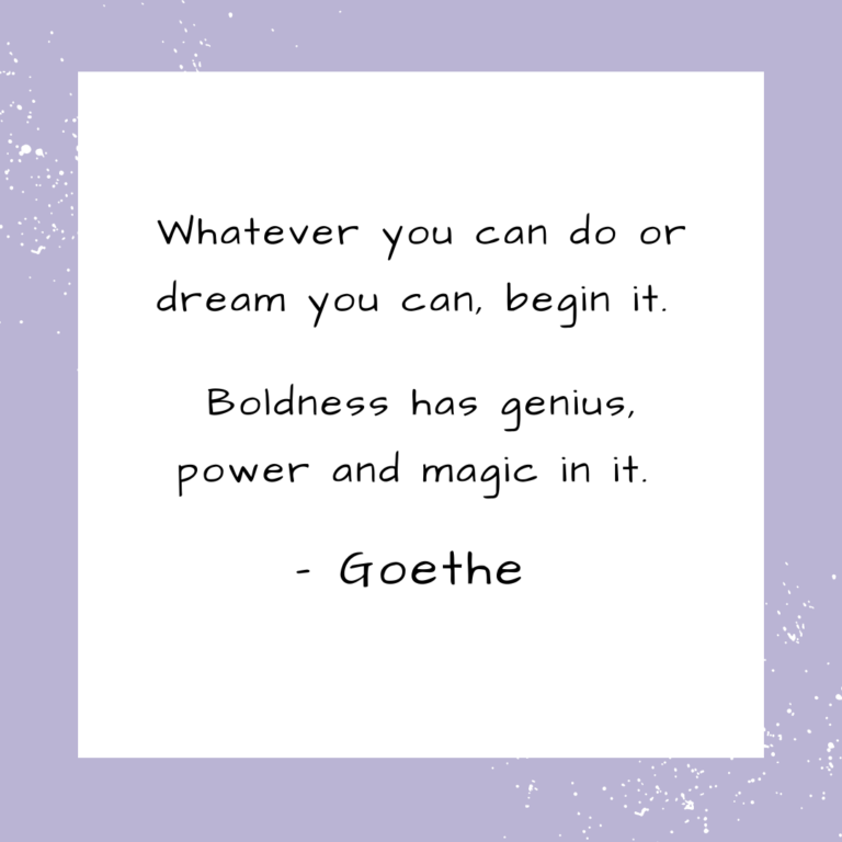 Goethe quote